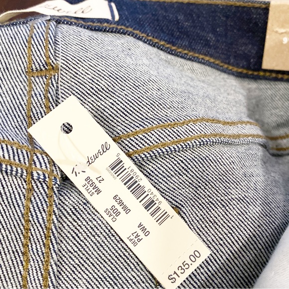 NWT Madewell 9" Mid-Rise Skinny Jeans in Orland Wash T0305, T0306, T0307 - Picture 5 of 11